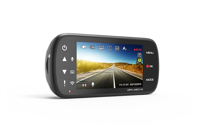 Kenwood DRV-A610WDP 4K HD Dash Camera with Wi-Fi, GPS, and Rear-View Camera - Safe and Sound HQ