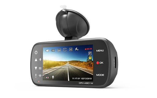 Kenwood DRV-A610WDP 4K HD Dash Camera with Wi-Fi, GPS, and Rear-View Camera - Safe and Sound HQ