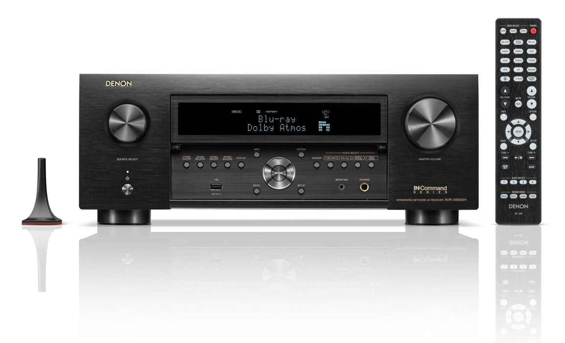 Denon AVR-X6800H 11.4 Channel 8K A/V Receiver with 3D Audio and Dirac Live Support Open Box - Safe and Sound HQ