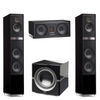 Martin Logan Motion 40i Floorstanding Speakers Pair with Motion 30i Center Channel Speaker and Dynamo 10 Powered 10" Subwoofer Bundle - Safe and Sound HQ