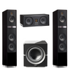 Martin Logan Motion 40i Floorstanding Speakers Pair with Motion 30i Center Channel Speaker and Dynamo 12 Powered 12" Subwoofer Bundle - Safe and Sound HQ