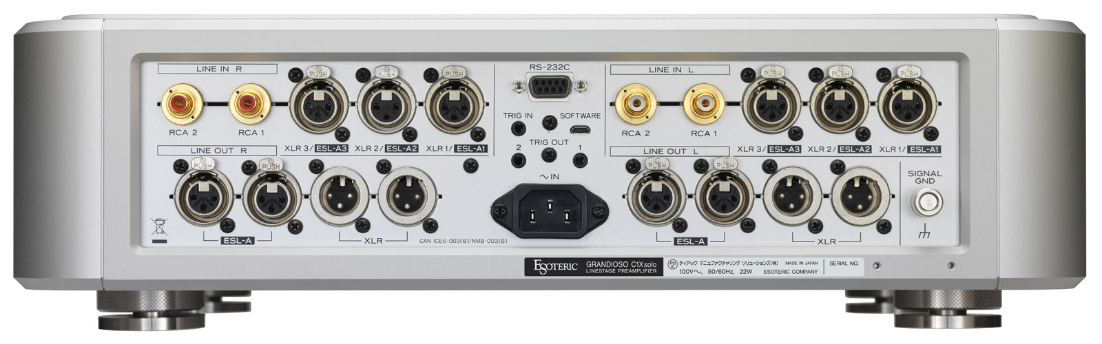 Esoteric Grandioso C1X Solo Line Stage Preamplifier - Safe and Sound HQ