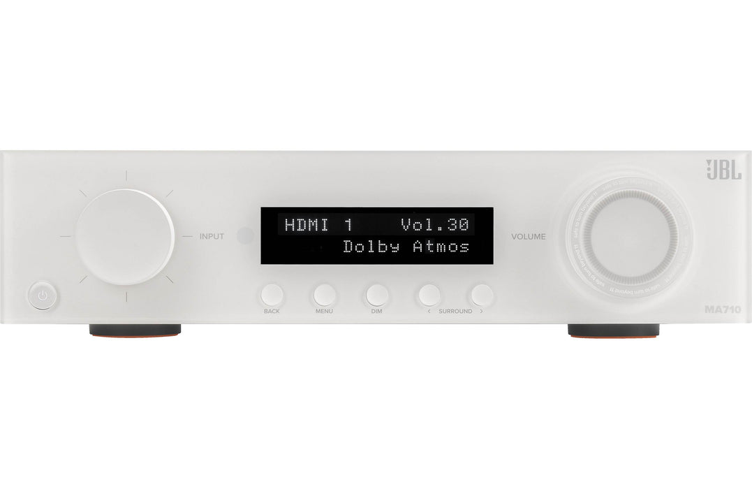 JBL MA710 7.2 Channel 8K A/V Receiver with Bluetooth, Wi-Fi, Apple Airplay 2, Google Cast, and Dolby Atmos - Safe and Sound HQ