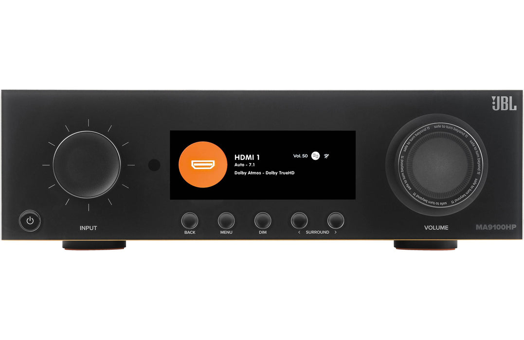 JBL MA9100HP 9.2-Channel 8K A/V Receiver with Wi-Fi, Bluetooth, Apple AirPlay 2, Google Cast, and Dolby Atmos - Safe and Sound HQ