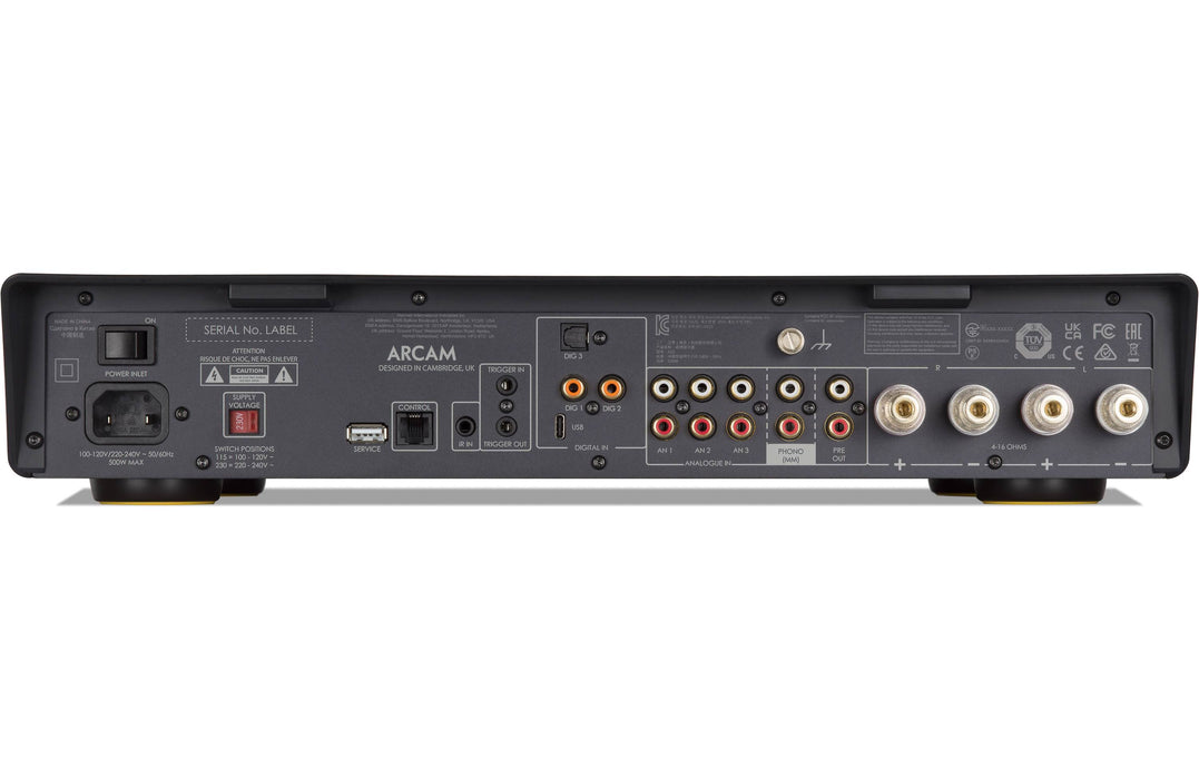 Arcam A25 Stereo Integrated Amplifier with Built-In DAC and Bluetooth - Safe and Sound HQ