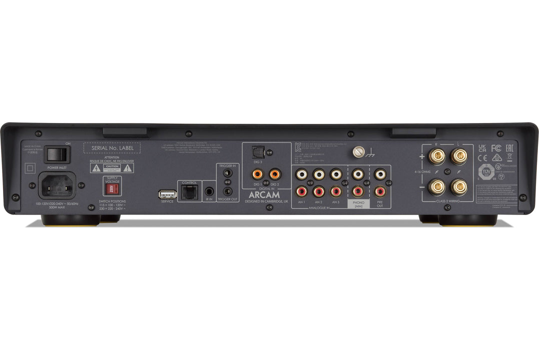 Arcam A5 Stereo Integrated Amplifier with Built-In DAC and Bluetooth - Safe and Sound HQ