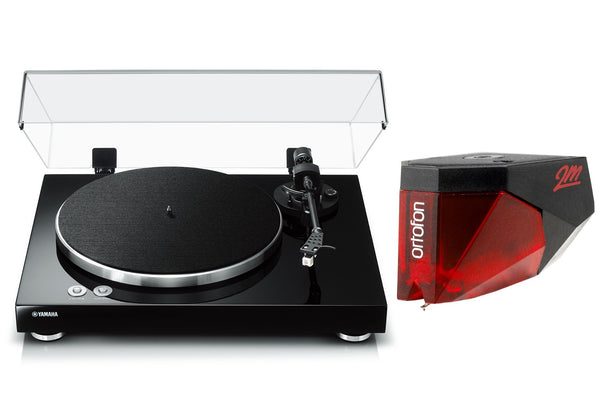 Yamaha TT-S303 Vinyl Belt-Drive Turntable with Ortofon 2M Red Phono Cartridge Bundle - Safe and Sound HQ