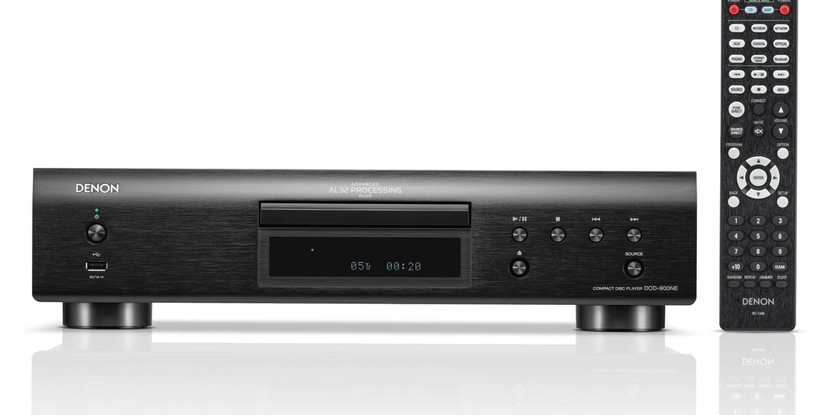 Plus Sound HQ AL32 Processing Safe Player with USB and Denon CD and DCD-900NE Advanced —