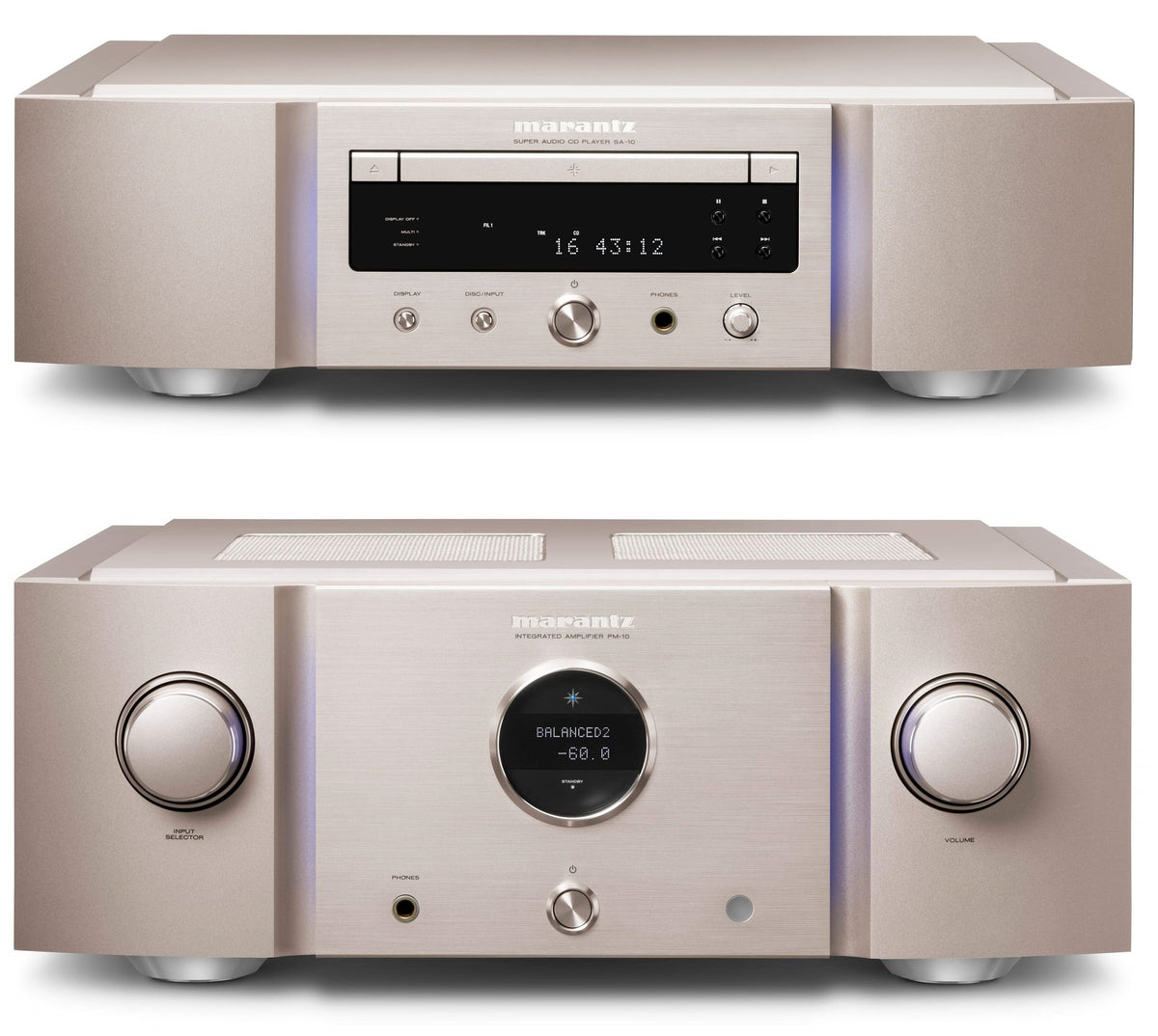 Marantz PM-10 Integrated Amplifier and Marantz SA-10 SACD 